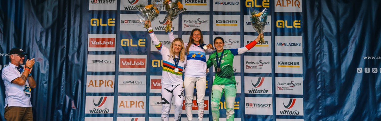 BAUMANN AND KOLB NEW MTB DOWNHILL EUROPEAN CHAMPIONS