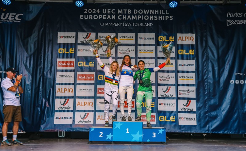 BAUMANN AND KOLB NEW MTB DOWNHILL EUROPEAN CHAMPIONS