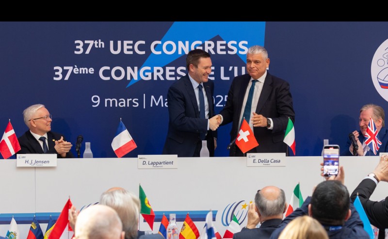 ENRICO DELLA CASA CONFIRMED PRESIDENT OF THE UEC