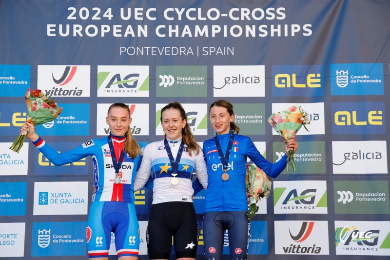 2024 UEC Cyclo-cross European Championships - Pontevedra - Women Junior - 03/11/2024 -  - photo Massimo Fulgenzi/SprintCyclingAgency?2024