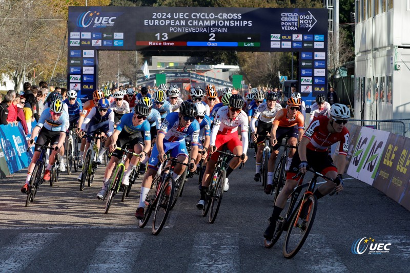 2024 UEC Cyclo-cross European Championships - Pontevedra - Men Junior - 03/11/2024 -  - photo Massimo Fulgenzi/SprintCyclingAgency?2024