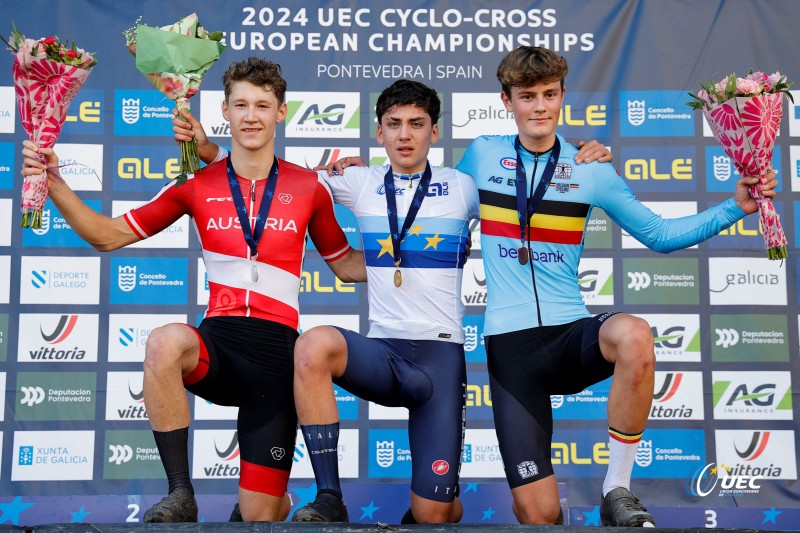 2024 UEC Cyclo-cross European Championships - Pontevedra - Men Junior - 03/11/2024 -  - photo Massimo Fulgenzi/SprintCyclingAgency?2024